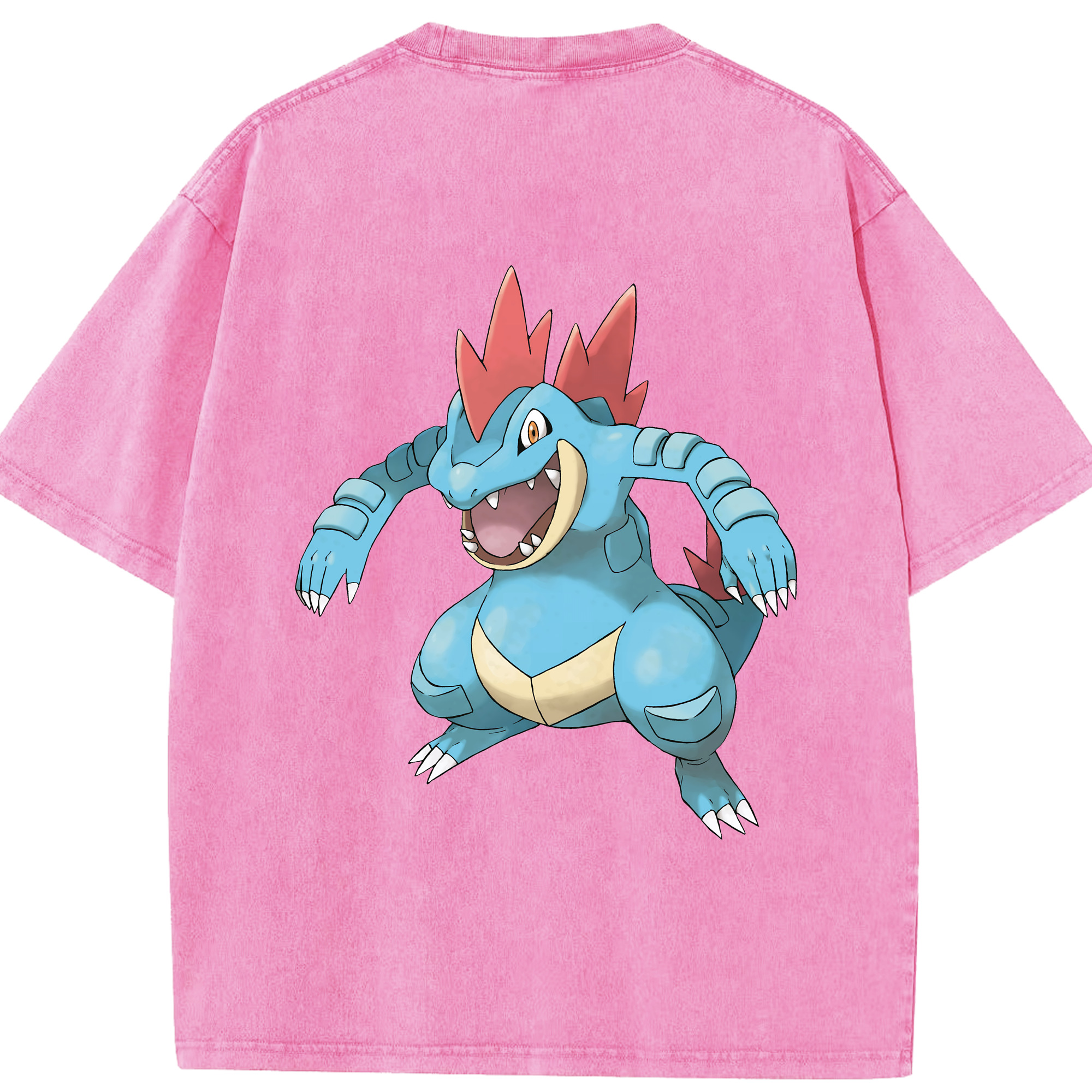 （画像用） ポケットモンスター Pokémon 綿100% ヴィンテージ風 半袖Tシャツ（背面プリント）
